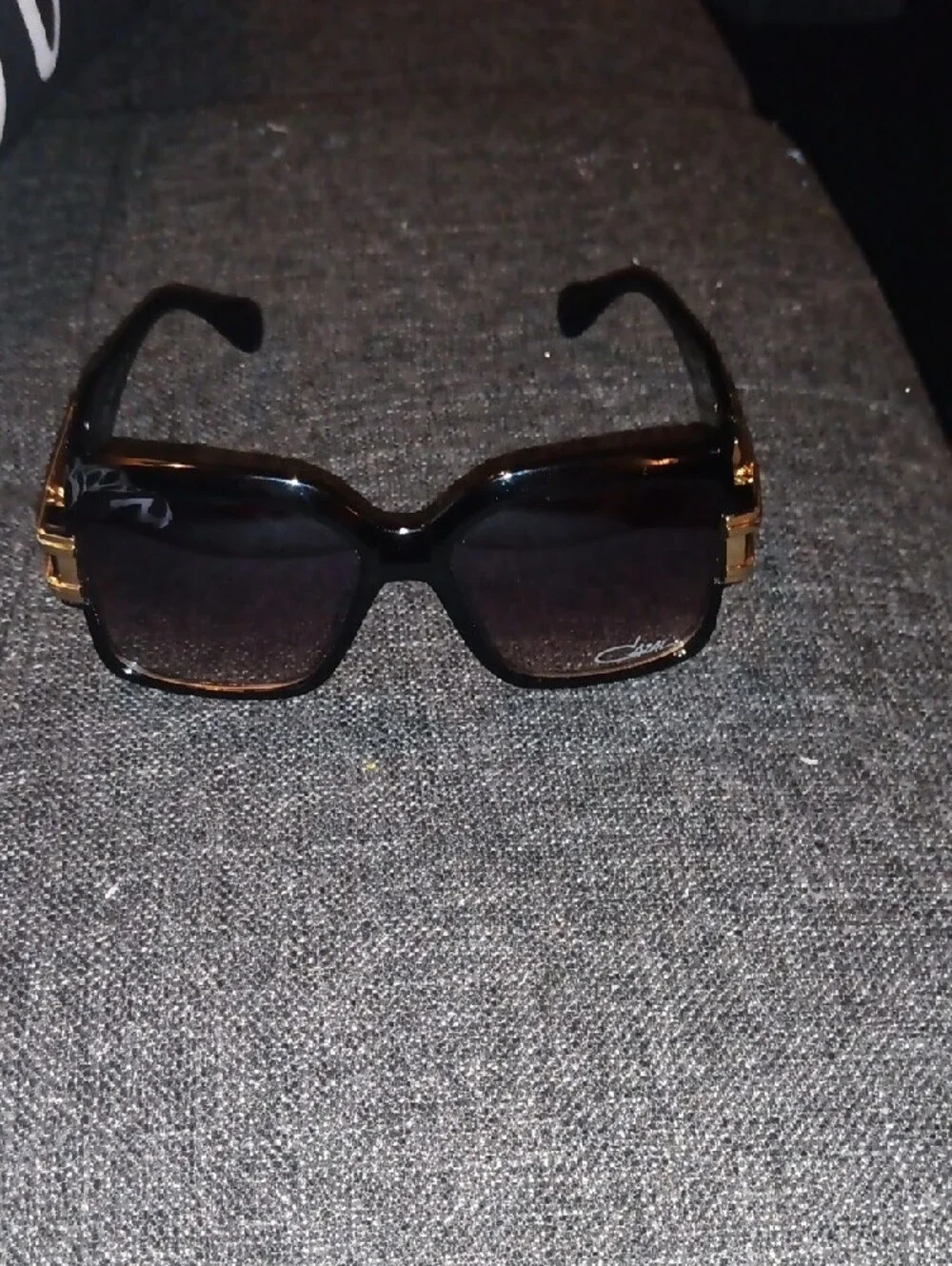 Cazal Women's Black Sunglasses.